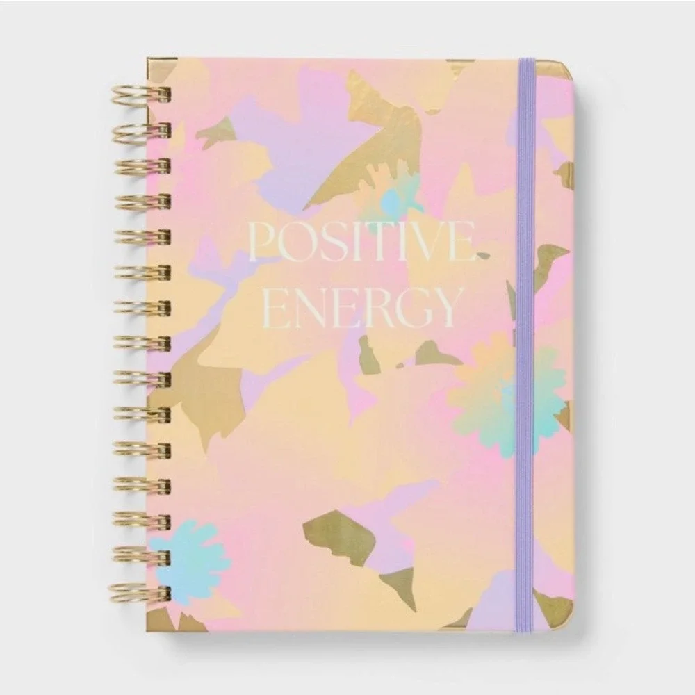 Spritz Positive Energy Guided Journal and You Got This Pouch Set Pastel‎ Floral